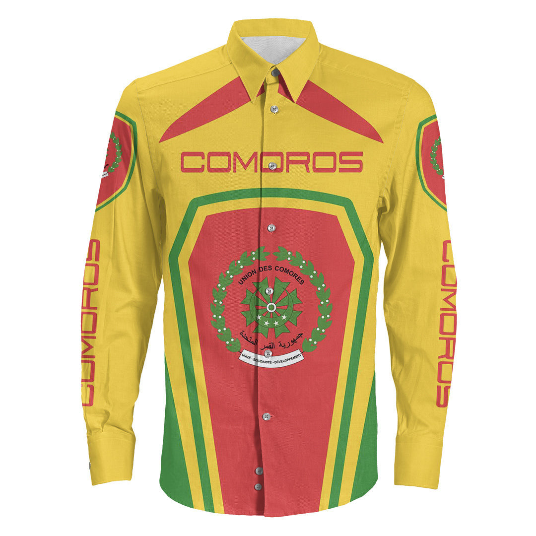 Clothing Comoros Formula One Long Sleeve Button Shirt