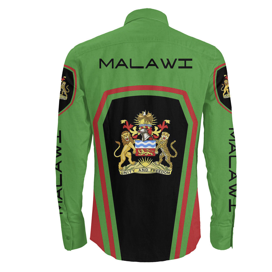 Clothing Malawi Formula One Long Sleeve Button Shirt