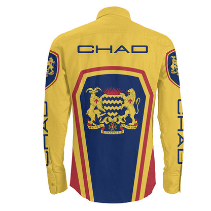 Clothing Chad Formula One Long Sleeve Button Shirt