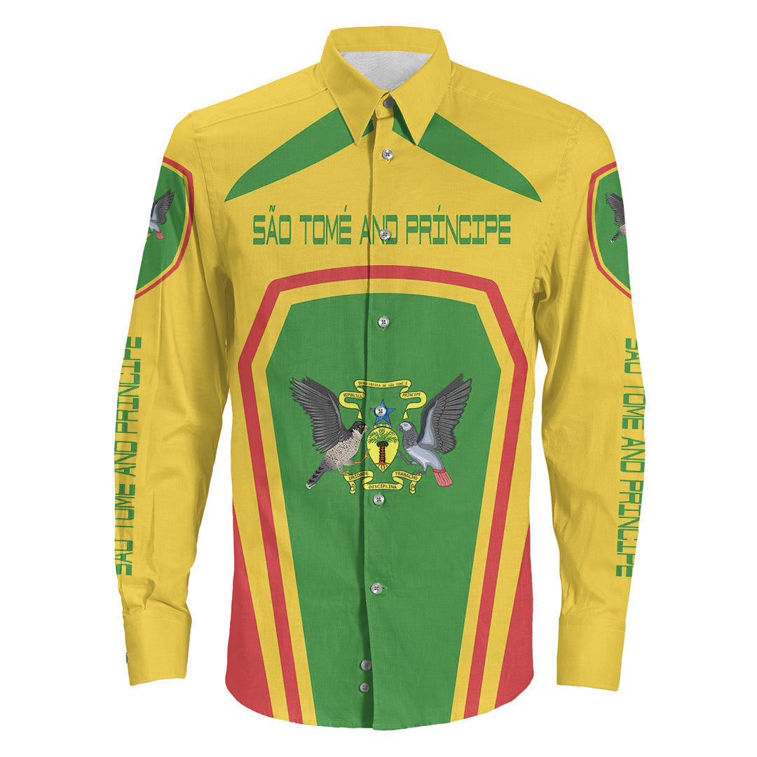 Clothing SãO Tomé And PríNcipe Formula One Long Sleeve Button Shirt