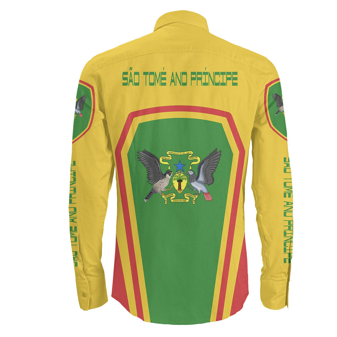 Clothing SãO Tomé And PríNcipe Formula One Long Sleeve Button Shirt