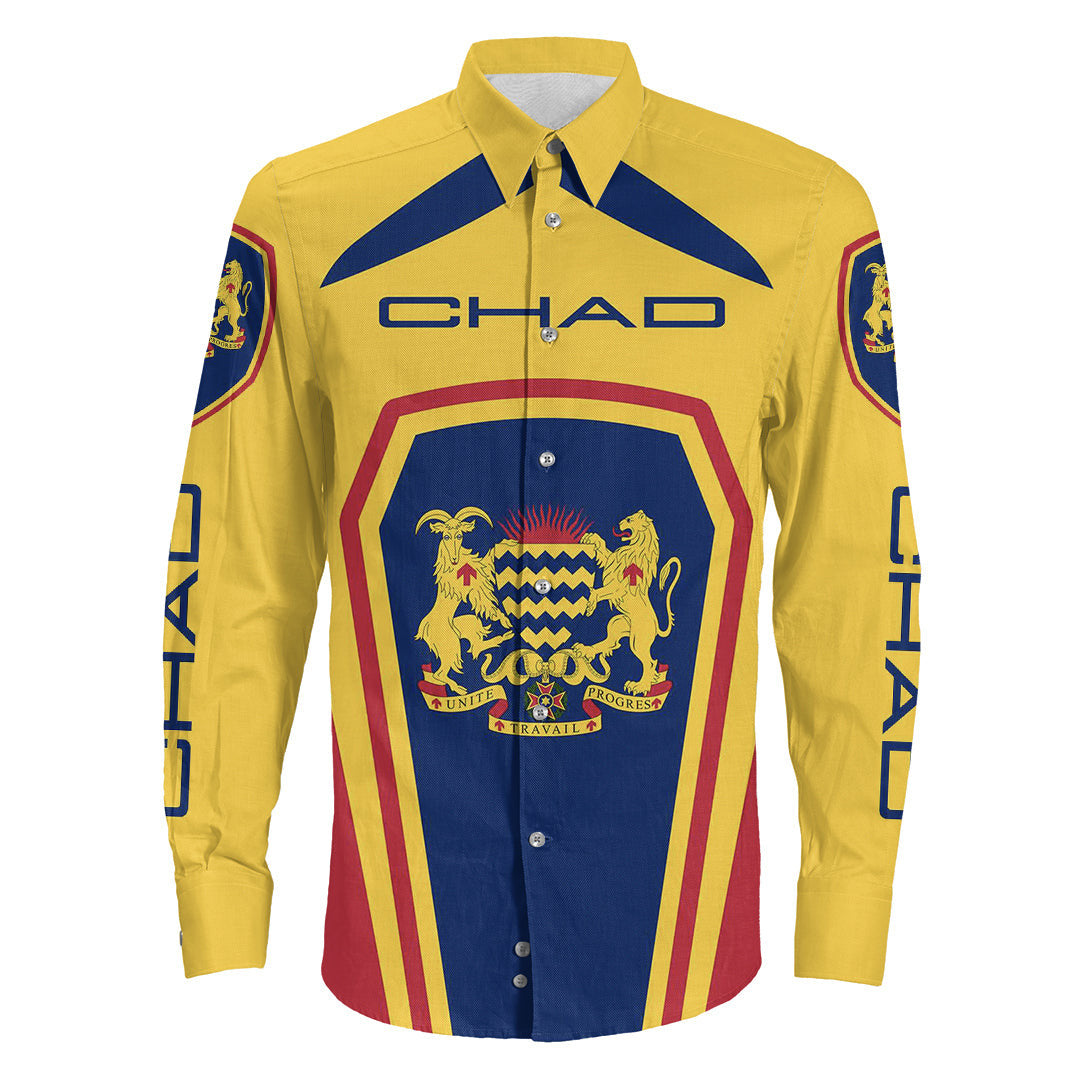 Clothing Chad Formula One Long Sleeve Button Shirt