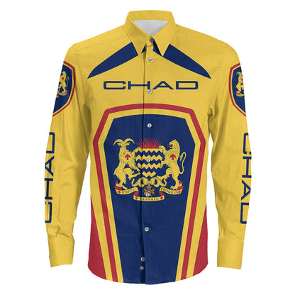 Clothing Chad Formula One Long Sleeve Button Shirt