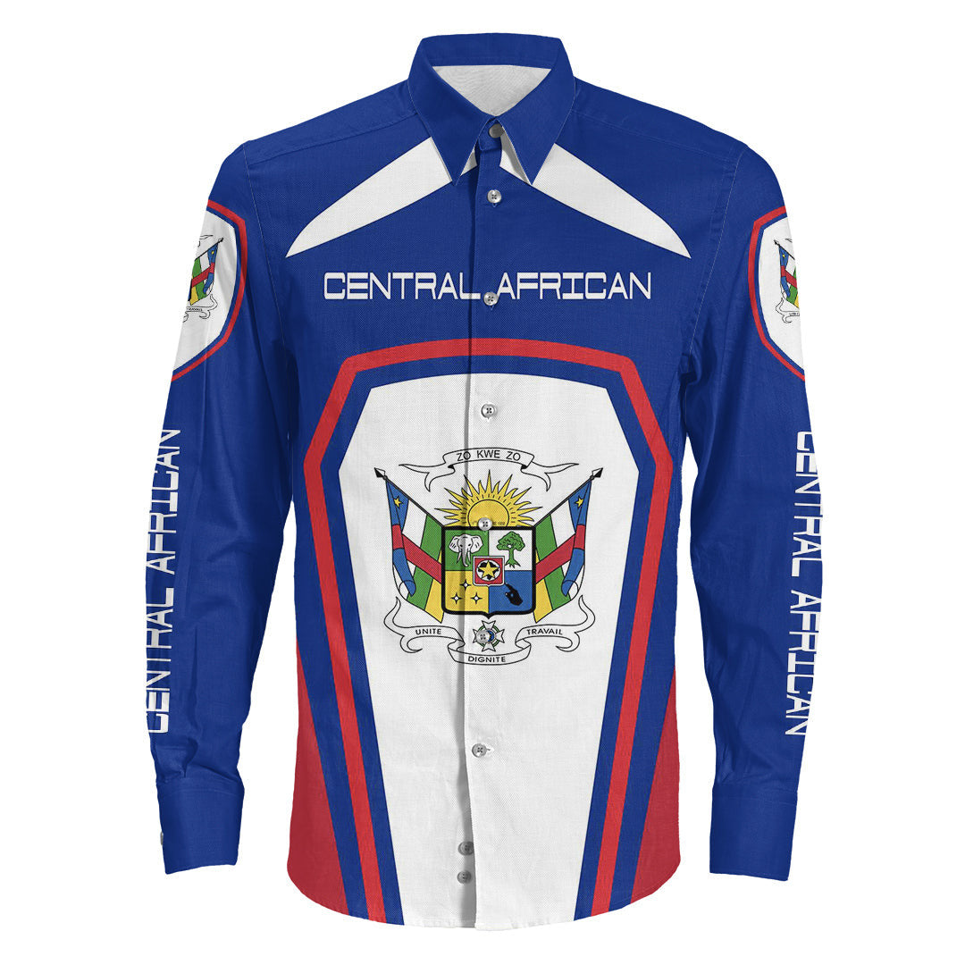 Clothing Central African Formula One Long Sleeve Button Shirt