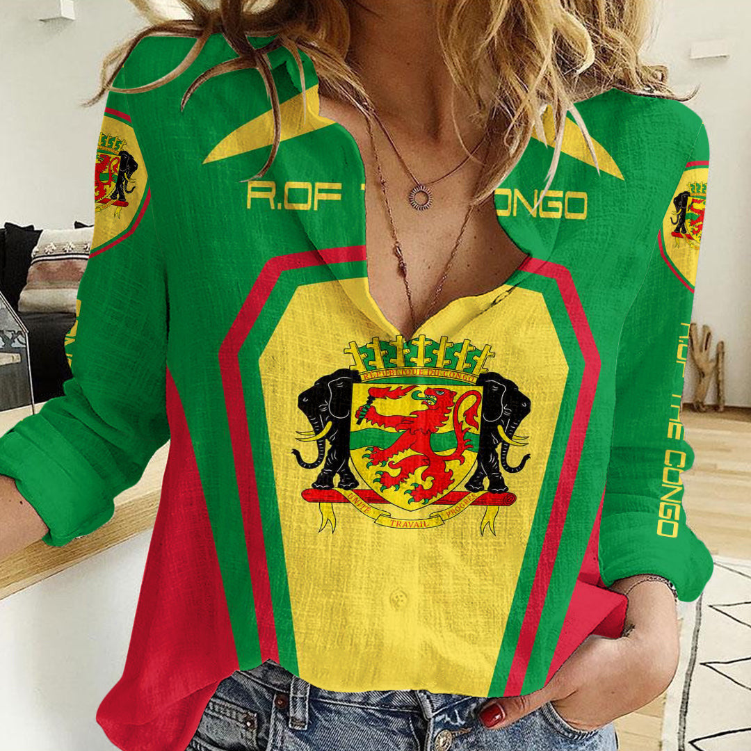 Clothing Republic of the Congo Formula One Women's Casual Shirt