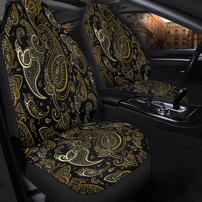 Car Seat Cover Paisley Bandana Pattern Seamless Car Seat Cover