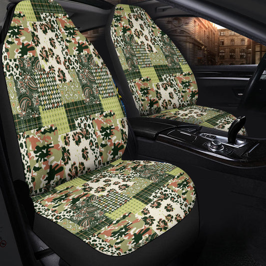 Car Seat Cover Paisley Bandana Pattern Seamless Car Seat Cover