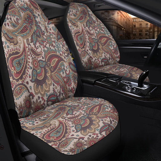 Car Seat Cover Paisley Bandana Pattern Seamless Car Seat Cover
