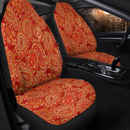 Car Seat Cover Paisley Bandana Pattern Seamless Car Seat Cover