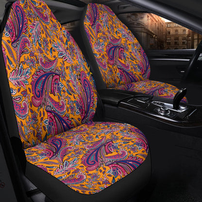 Car Seat Cover Paisley Bandana Pattern Seamless Car Seat Cover