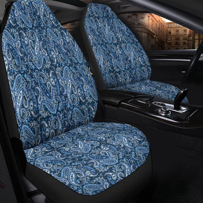 Car Seat Cover Paisley Bandana Pattern Seamless Car Seat Cover