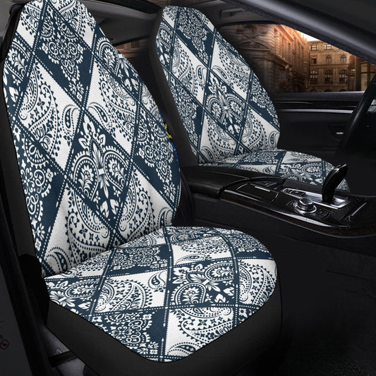 Car Seat Cover Paisley Bandana Pattern Seamless Car Seat Cover