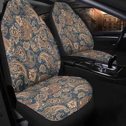 Car Seat Cover Paisley Bandana Pattern Seamless Car Seat Cover