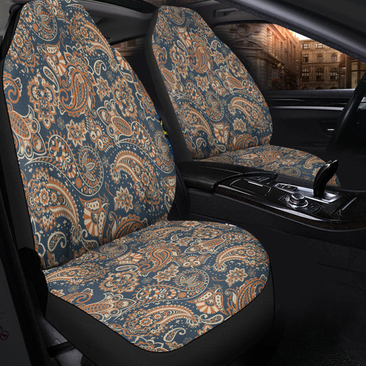 Car Seat Cover Paisley Bandana Pattern Seamless Car Seat Cover