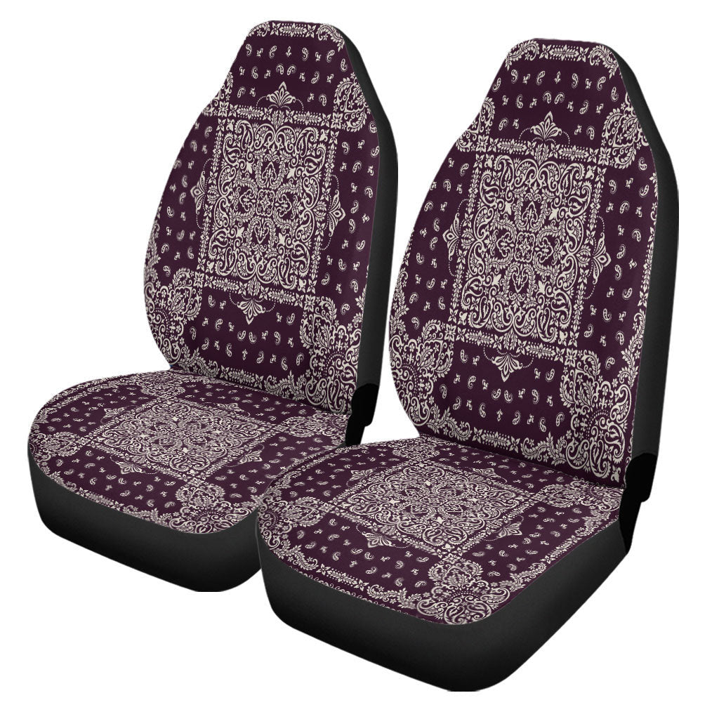 Maori 2021 Car Seat Covers Purple Aotearoa Tattoo