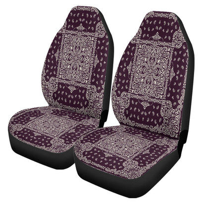 Maori 2021 Car Seat Covers Purple Aotearoa Tattoo