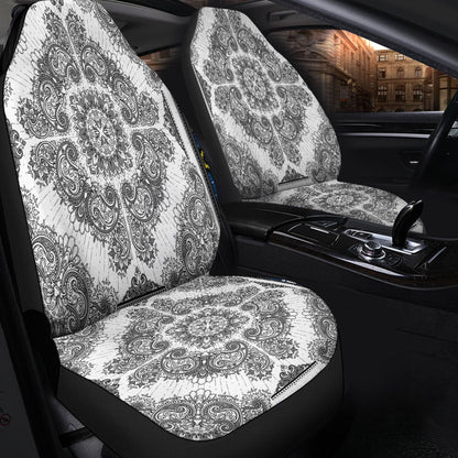Car Seat Cover Paisley Bandana Pattern Seamless Car Seat Cover