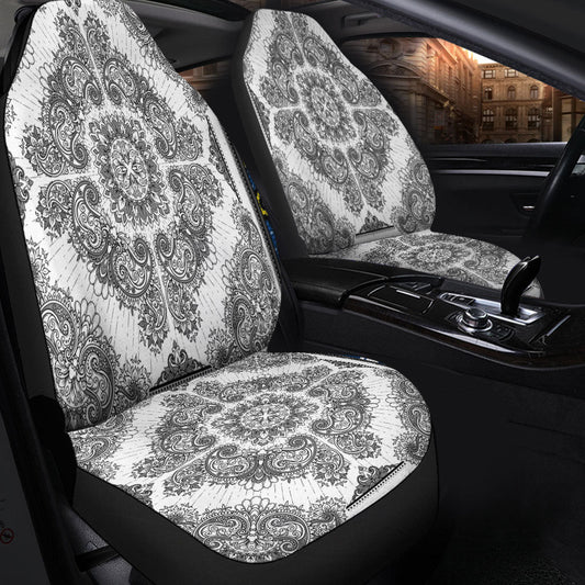 Car Seat Cover Paisley Bandana Pattern Seamless Car Seat Cover