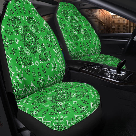 Car Seat Cover Paisley Bandana Pattern Seamless Car Seat Cover