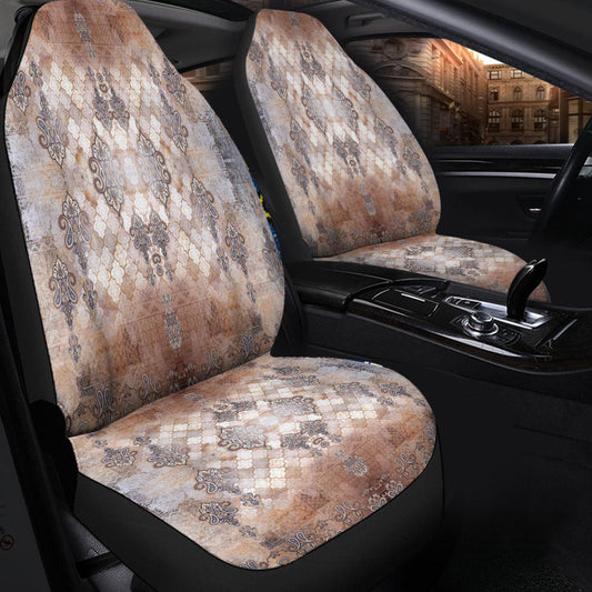 Car Seat Cover Paisley Bandana Pattern Seamless Car Seat Cover