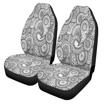 Maori 2021 Car Seat Covers Purple Aotearoa Tattoo