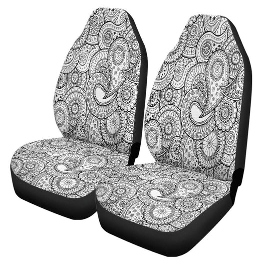 Maori 2021 Car Seat Covers Purple Aotearoa Tattoo