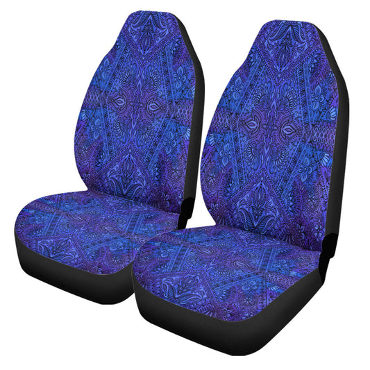 Maori 2021 Car Seat Covers Purple Aotearoa Tattoo