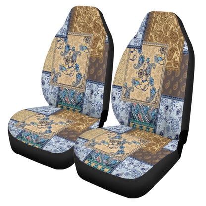 Maori 2021 Car Seat Covers Purple Aotearoa Tattoo