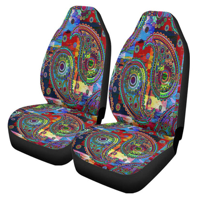Maori 2021 Car Seat Covers Purple Aotearoa Tattoo