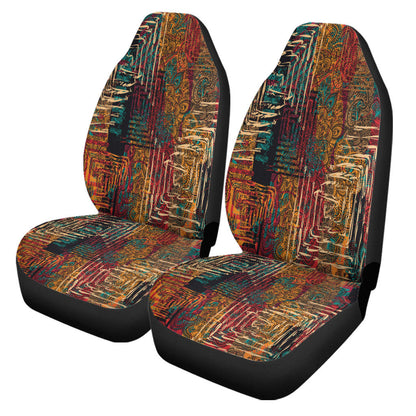 Maori 2021 Car Seat Covers Purple Aotearoa Tattoo