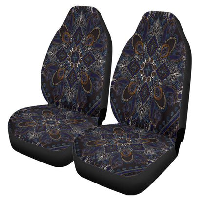 Maori 2021 Car Seat Covers Purple Aotearoa Tattoo