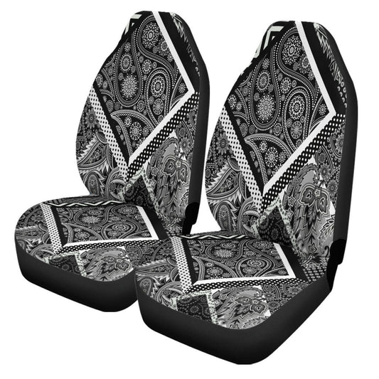 Maori 2021 Car Seat Covers Purple Aotearoa Tattoo