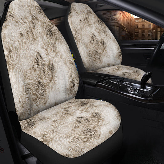 Car Seat Cover Paisley Bandana Pattern Seamless Car Seat Cover