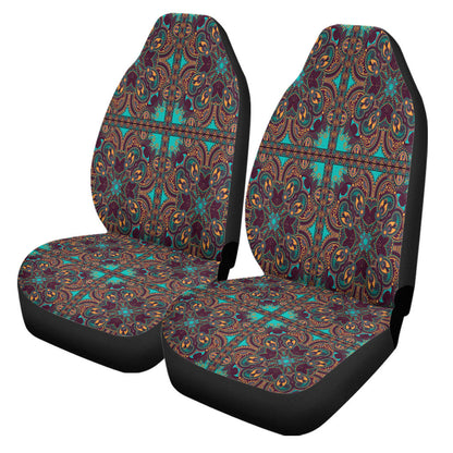 Maori 2021 Car Seat Covers Purple Aotearoa Tattoo