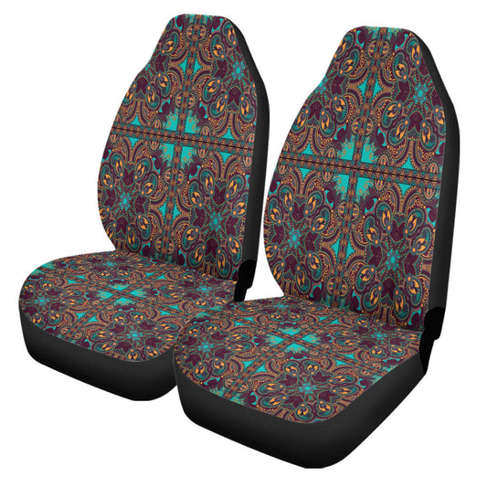 Maori 2021 Car Seat Covers Purple Aotearoa Tattoo