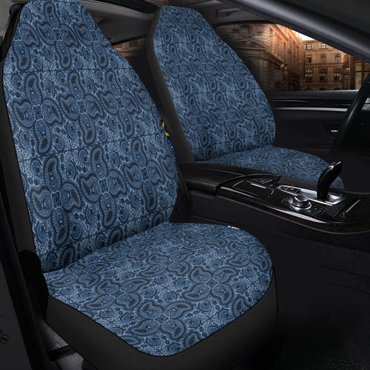 Car Seat Cover Paisley Bandana Pattern Seamless Car Seat Cover