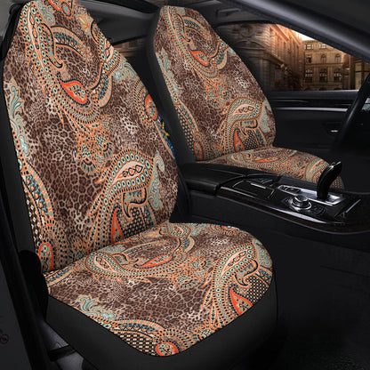 Car Seat Cover Paisley Bandana Pattern Seamless Car Seat Cover
