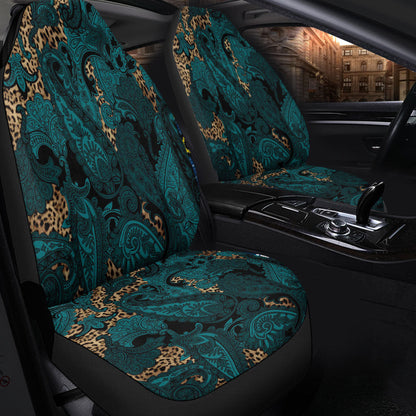 Car Seat Cover Paisley Bandana Pattern Seamless Car Seat Cover