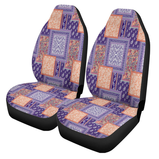 Maori 2021 Car Seat Covers Purple Aotearoa Tattoo