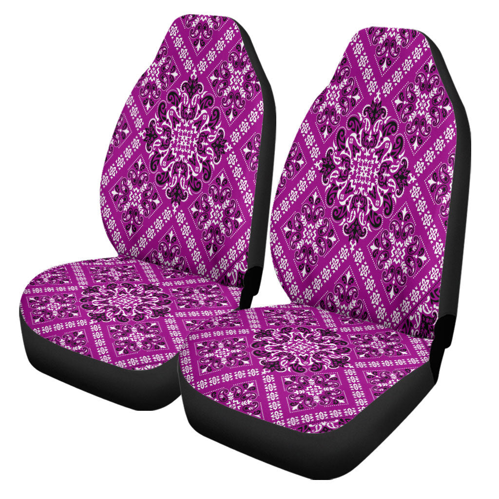 Maori 2021 Car Seat Covers Purple Aotearoa Tattoo