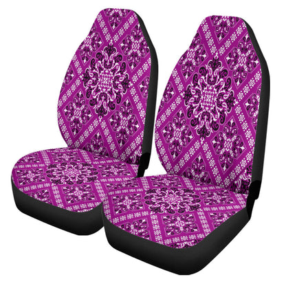 Maori 2021 Car Seat Covers Purple Aotearoa Tattoo