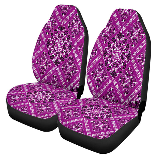 Maori 2021 Car Seat Covers Purple Aotearoa Tattoo