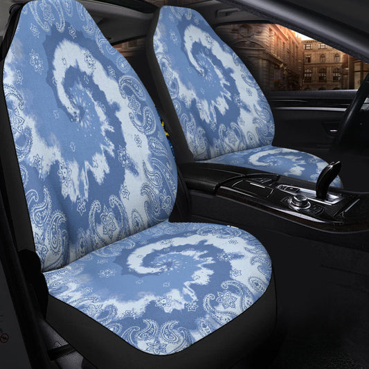 Car Seat Cover Paisley Bandana Pattern Seamless Car Seat Cover