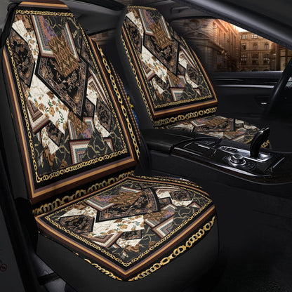 Car Seat Cover Paisley Bandana Pattern Seamless Car Seat Cover