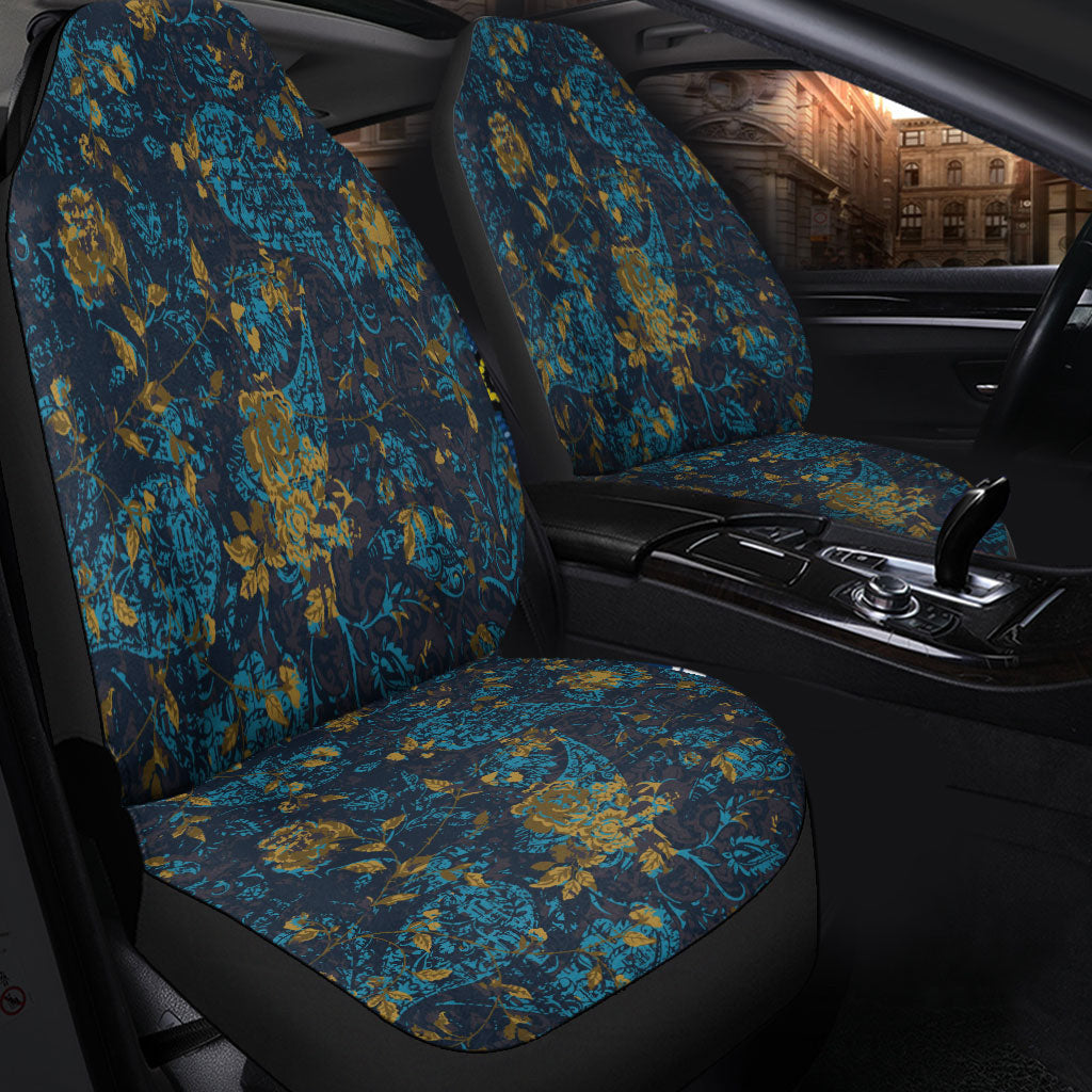 Car Seat Cover Paisley Bandana Pattern Seamless Car Seat Cover
