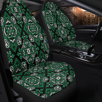 Car Seat Cover Paisley Bandana Pattern Seamless Car Seat Cover