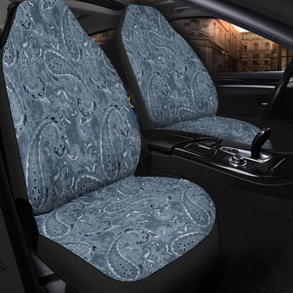 Car Seat Cover Paisley Bandana Pattern Seamless Car Seat Cover