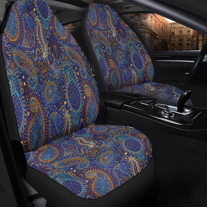 Car Seat Cover Paisley Bandana Pattern Seamless Car Seat Cover
