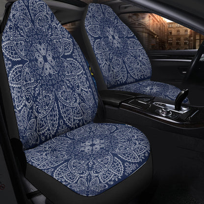 Car Seat Cover Paisley Bandana Pattern Seamless Car Seat Cover