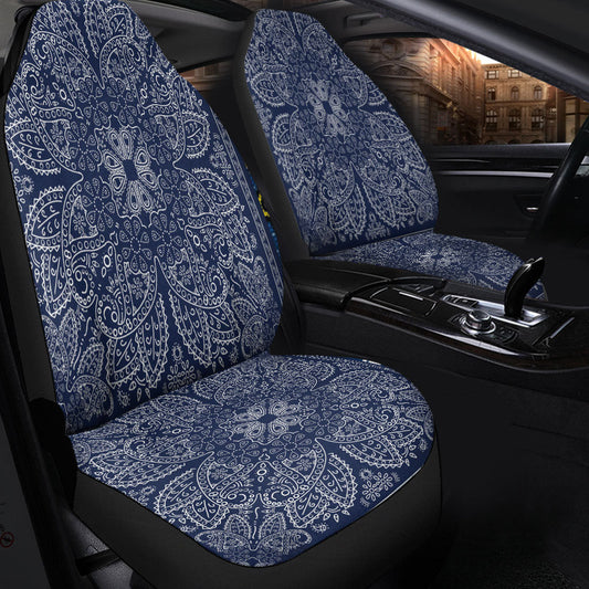 Car Seat Cover Paisley Bandana Pattern Seamless Car Seat Cover